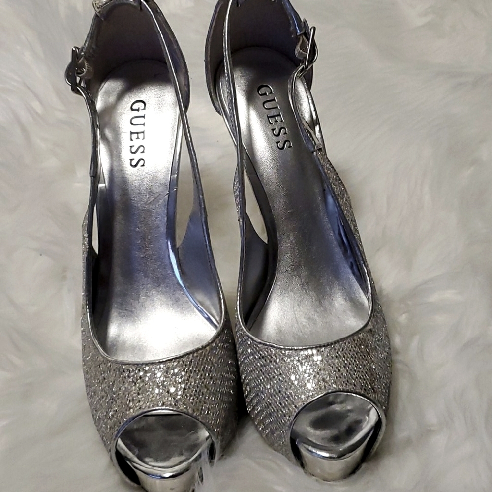 Guess platform heels
